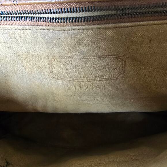 Vintage Authentic MCM Brown Leather Crossbody Clutch Bag - Picture 7 of 12